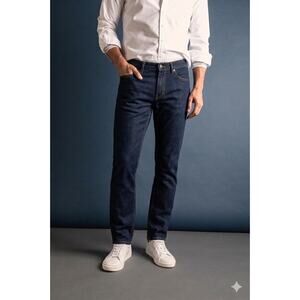 Banana Republic Travel Jeans 31x32 Slim Fit Dark Wash Stretch Denim Minimalist